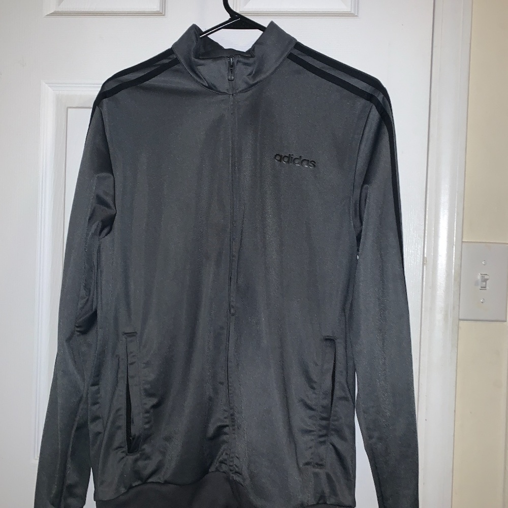 Adidas Dark Grey Track Jacket